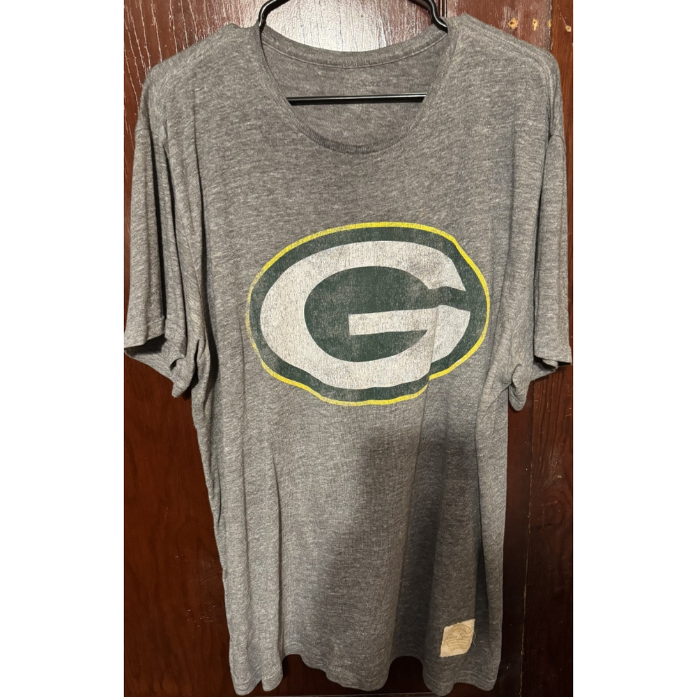 Green Bay Packers Retro Sport T-shirt Men's Sz XXL (?) Gray